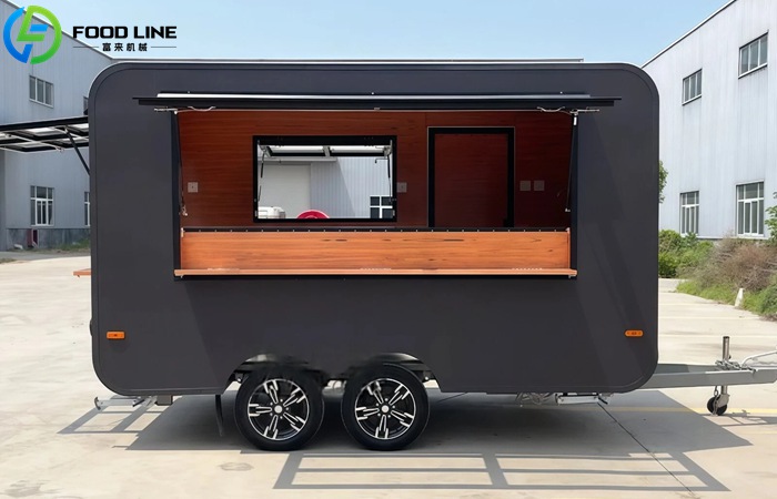 Square Food Truck Trailer