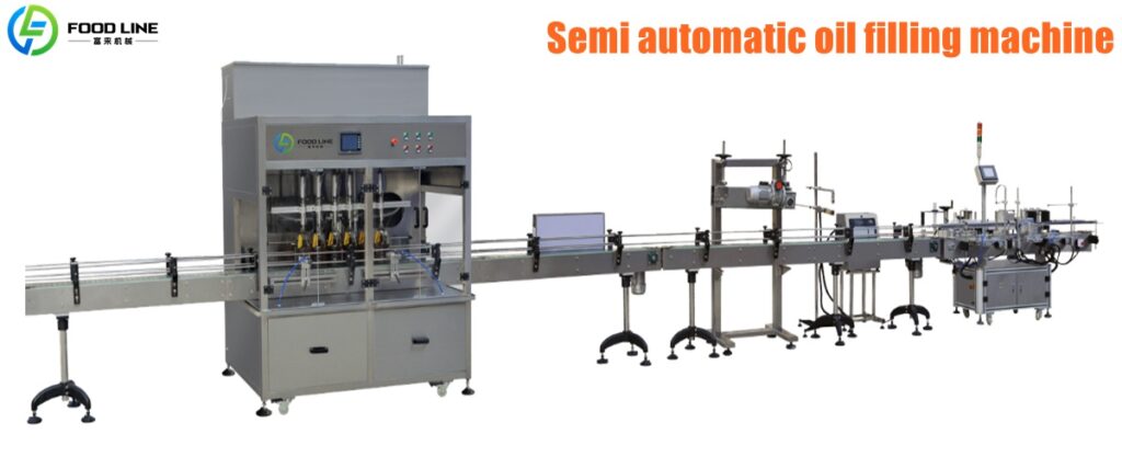 Cooking oil filling line for edible oil factory